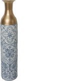 Vaza decorativa Melia, Metal, D13X56