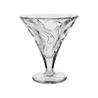 Set 6 Cupe inghetata Bamboo, Cristal Bohemia, 320 ml