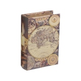 Caseta decorativa Atlas Book, Lemn, 19Χ7Χ27