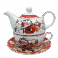 Ceainic cu ceasca Santa Claus, 270 ml