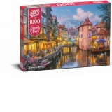 Puzzle 1000 piese Evening in Annecy