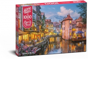Puzzle 1000 piese Evening in Annecy