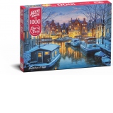 Puzzle 1000 piese Amsterdam at Night