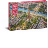 Puzzle 1000 piese View Over Paris Eiffel Tower