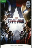 Marvel s Captain America: Civil War Book with MP3 audio CD. Level 3