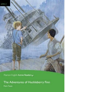 The Adventures of Huckleberry Finn Level 3, book with CD-ROM and MP3 Audio