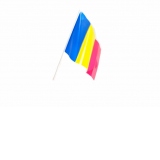 Steag Romania plastic, 6 buc/set, 25 x 16 cm