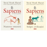 Pachet Sapiens. O istorie grafica (2 volume)