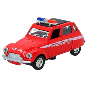 Masina clasica de politie metalica 11 cm, diverse modele