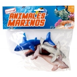Set 4 animale marine, 13 cm