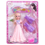 Papusa Princess + rochie, 16 cm