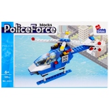 Cuburi-constructie, elicopter Police Force, 122 piese