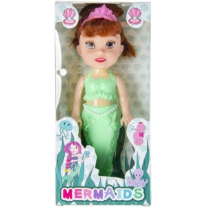 Papusa Mermaids, 18 cm, verde