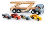 Transportatorul Auto Sport, din lemn premium Car Transporter