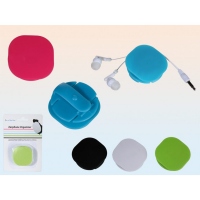 Organizator de cablu pentru castile audio ale telefonului, model negru