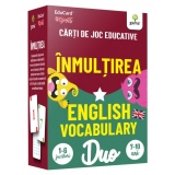 Inmultirea - English vocabulary. Carti de joc educative