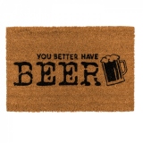 Covoras intrare personalizat, You better have beer