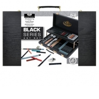 Trusa pentru schite in creion cu 52 piese, serie neagra