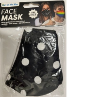 Masca de protectie pentru gura si nas, model cu buline
