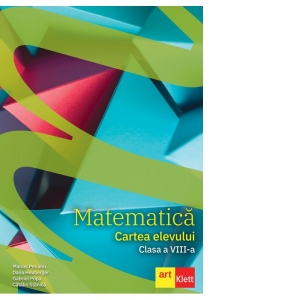 Coperta Carte Matematica. Cartea elevului. Clasa a VIII-a