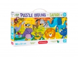Joc educativ Puzzle Lung Mimorello: Safari