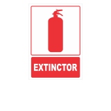 Indicator autocolant A5, Extinctor