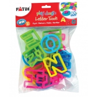 Forme modelat plastilina litere FATIH
