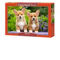 Puzzle 1000 piese Welsh Corgi Puppies