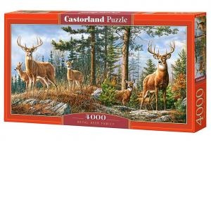 Puzzle 4000 piese Royal Deer Family