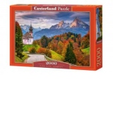Puzzle 2000 piese Autumn in Bavarian Alps, Germany