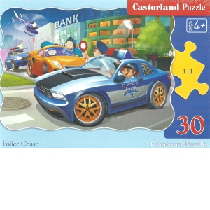 Puzzle 30 piese Police Chase