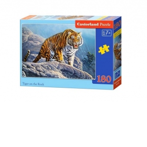 Puzzle 180 piese Tiger on the Rock