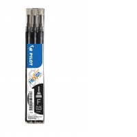 Rezerva roller Pilot Frixion Point, 0.5 mm, 3 bucati/set, negru