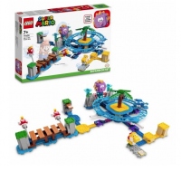 LEGO Super Mario - Set de extindere - Distractie pe plaja cu Big Urchin 71400, 536 piese
