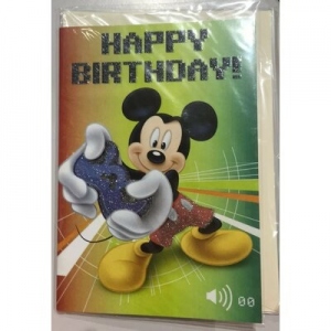 Felicitare Mickey Mouse HB Game