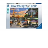 Puzzle Ravensburger - Apus In Paris, 2000 piese (16716)