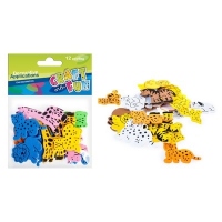 Set Creativ - Aplicatii Eva animale, 12 bucati