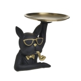 Figurina Black Dog, Rasina, 11x11x18