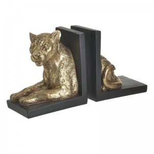 Suport de carti Golden Leopard, Rasina, 32x11x18