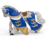 Figurina Papo - Calul Regelui Arthur bleu