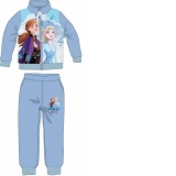 Trening pentru fete cu imprimeu Frozen Elsa & Anna din poliester, albastru, 5 ani