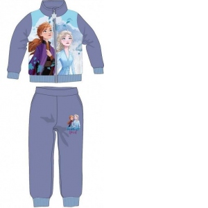 Trening pentru fete cu imprimeu Frozen Elsa & Anna din poliester, mov, 4 ani