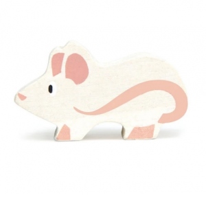 Figurina Soricel, din lemn premium, Mouse