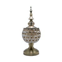 Bomboniera Glass Tower, Sticla&Metal, Charisma, D13x33