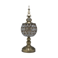 Bomboniera Glass Tower, Sticla&Metal, Charisma, D13x40