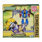 Transformers Cyberverse Figurine Bumblebee si Dinobot Swoop, 14 cm