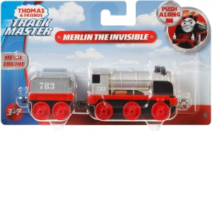 Thomas locomotiva cu vagon push along Merlin
