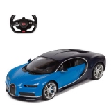 Masina cu telecomanda Bugatti Chiron Albastru cu scara 1 la 14