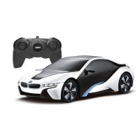 Masina cu telecomanda BMW I8 Alb cu scara 1 la 24