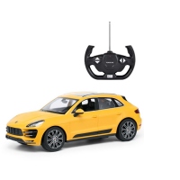 Masina cu telecomanda Porsche Macan Turbo Galbena cu scara 1 la 14